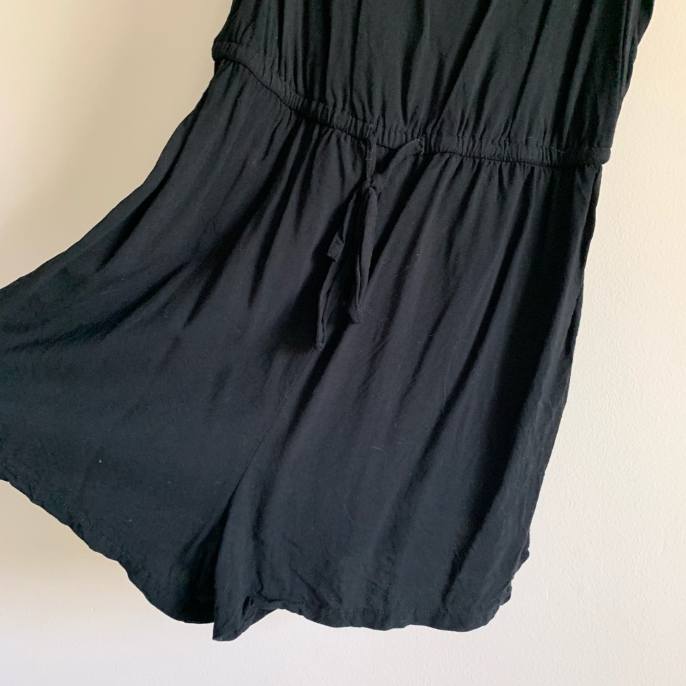 Black Romper Small Forever 21 Tank Top Shorts - Picture 8 of 8